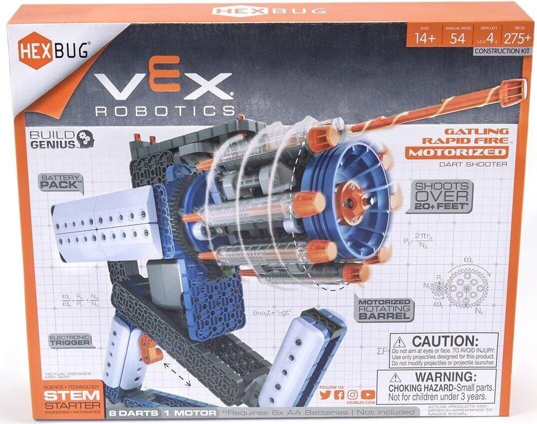 Hexbug Vex Robotics Gatling Rapid Fire Motorised Dart Shooter Construction Set