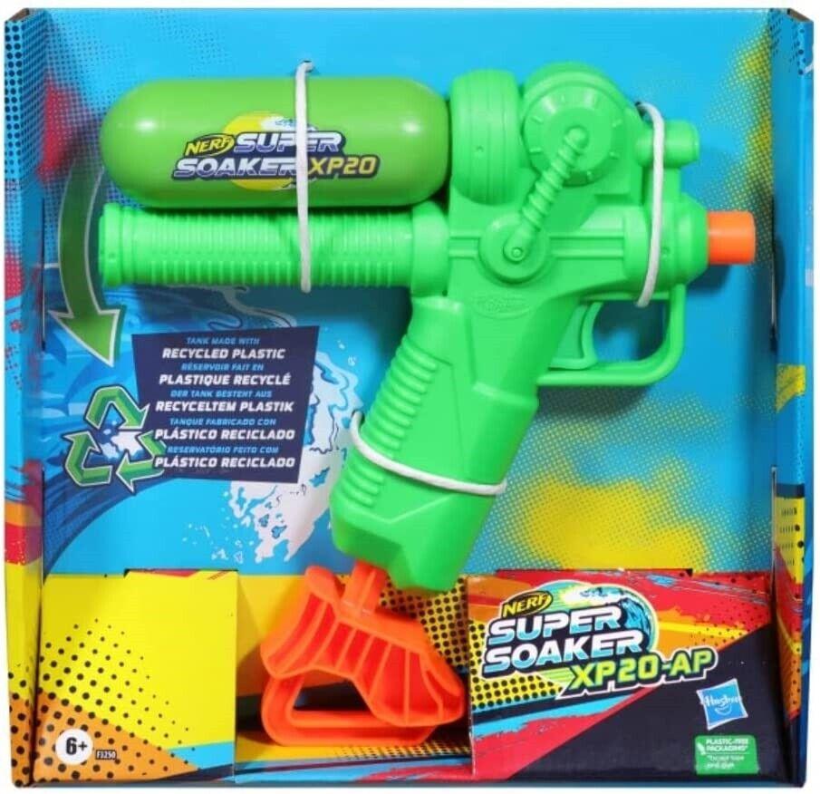 Nerf Super Soaker XP20 AP Water Blaster Ages 6+ Toy Aqua Gun Shower Play Tank