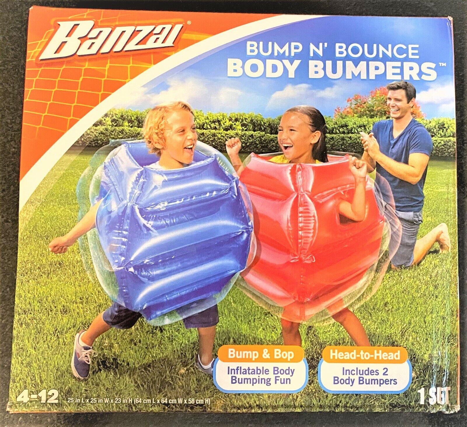Banzai Bump N Bounce Body Bumper Inflatable Ages 4+ Toy Play Fight Gift Game Fun