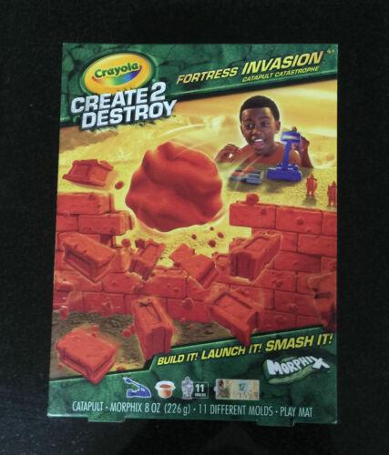 Crayola New Toy Create 2 Destroy Fortress Invasion Catapult Catastrophe Ages 4+