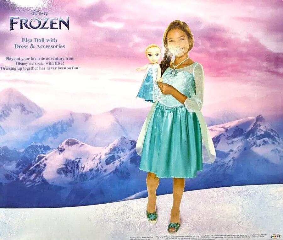 Jakks Pacific Disney Toddler Elsa 15 inch Doll with Dress and Accessory New Toy