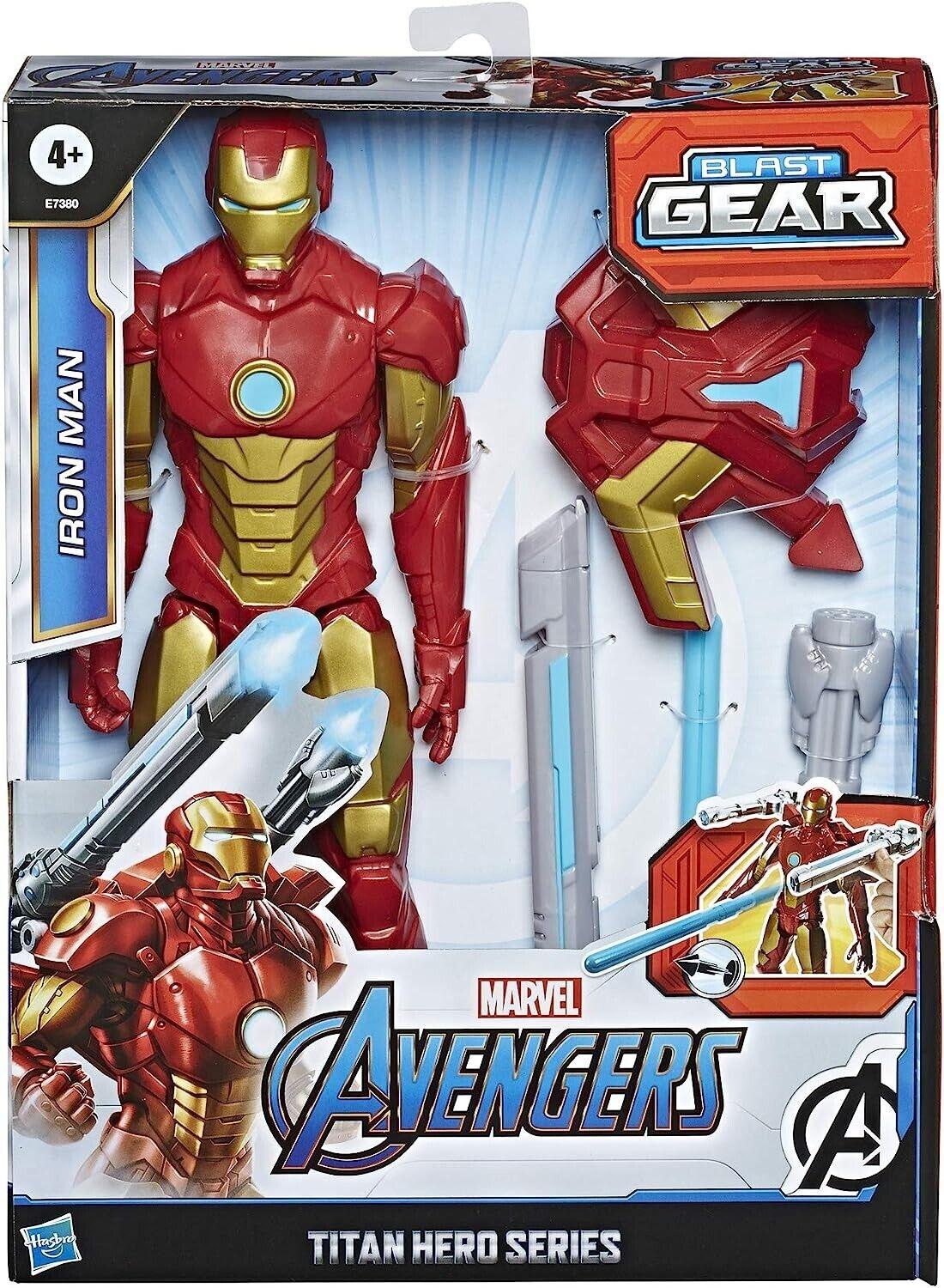 Marvel Avengers Titan Hero Series Blast Gear Iron Man Action Figure New Toy Play