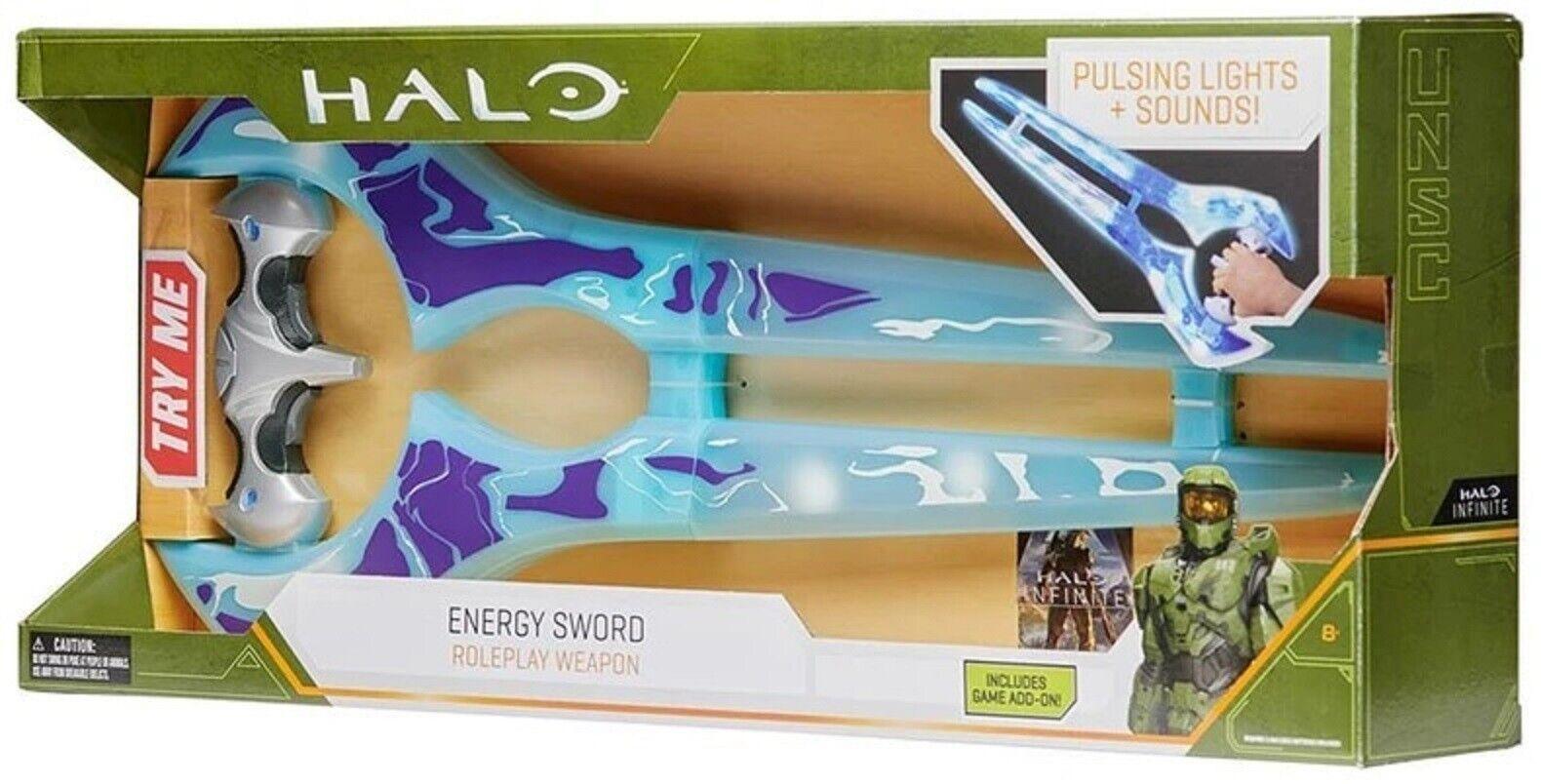 HALO Energy Sword Roleplay Weapon Sound Light Effects Ages 8+ New Toy Lightsaber