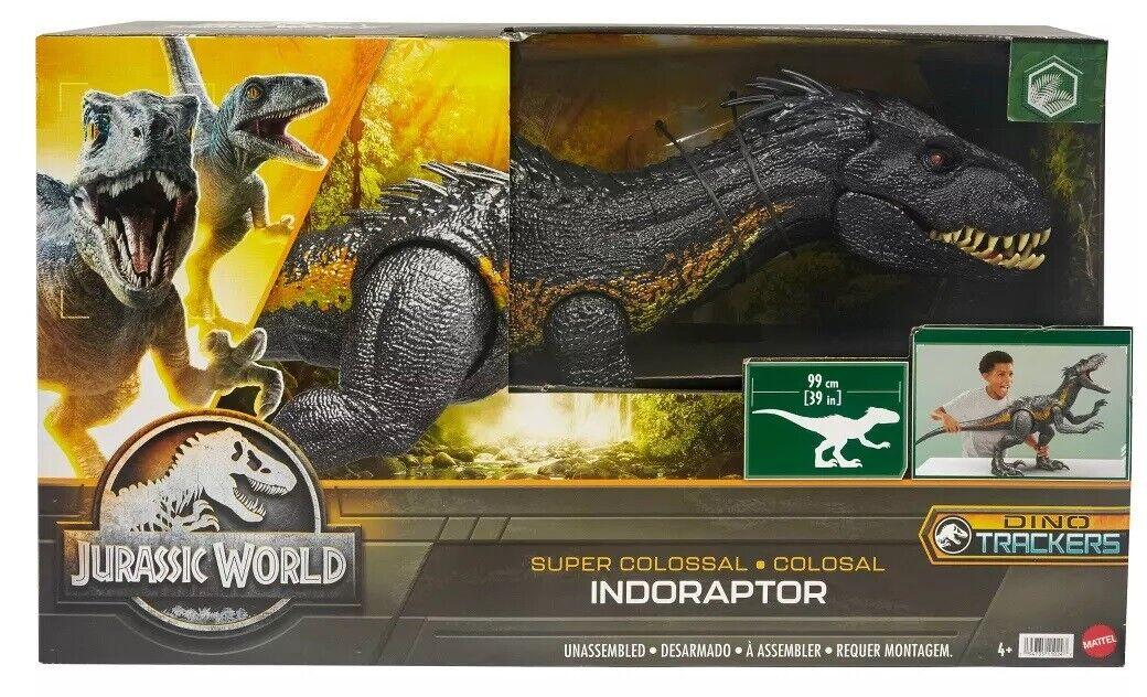Jurassic World Dominion Large Dinsoaur Indoraptor Toy Super Colossal Indominus Rex Dino Fun