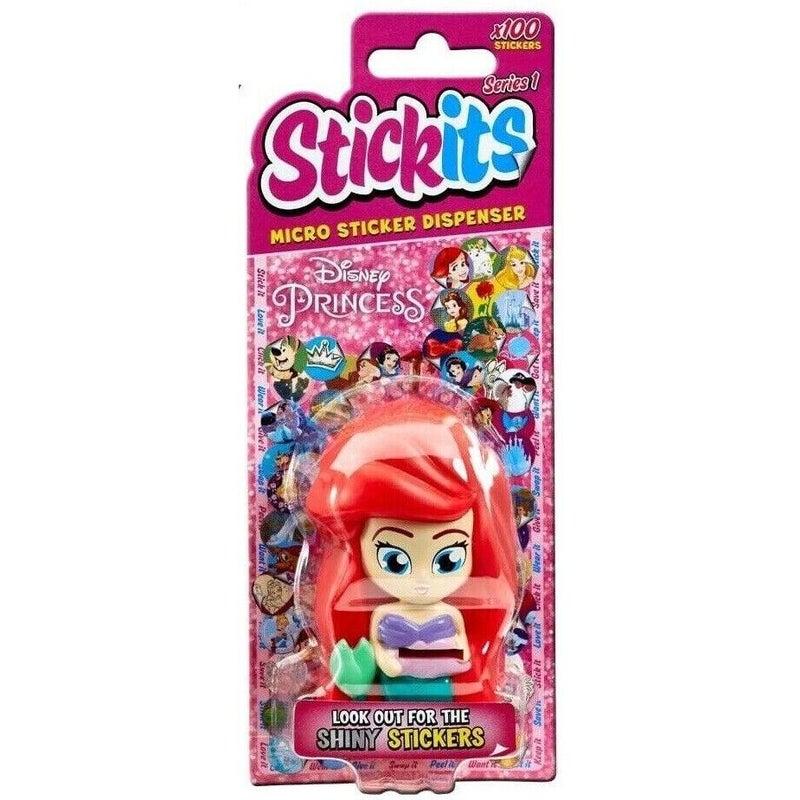 Stickits 100- Ariel - Disney micro Stickers dispenser activity toys