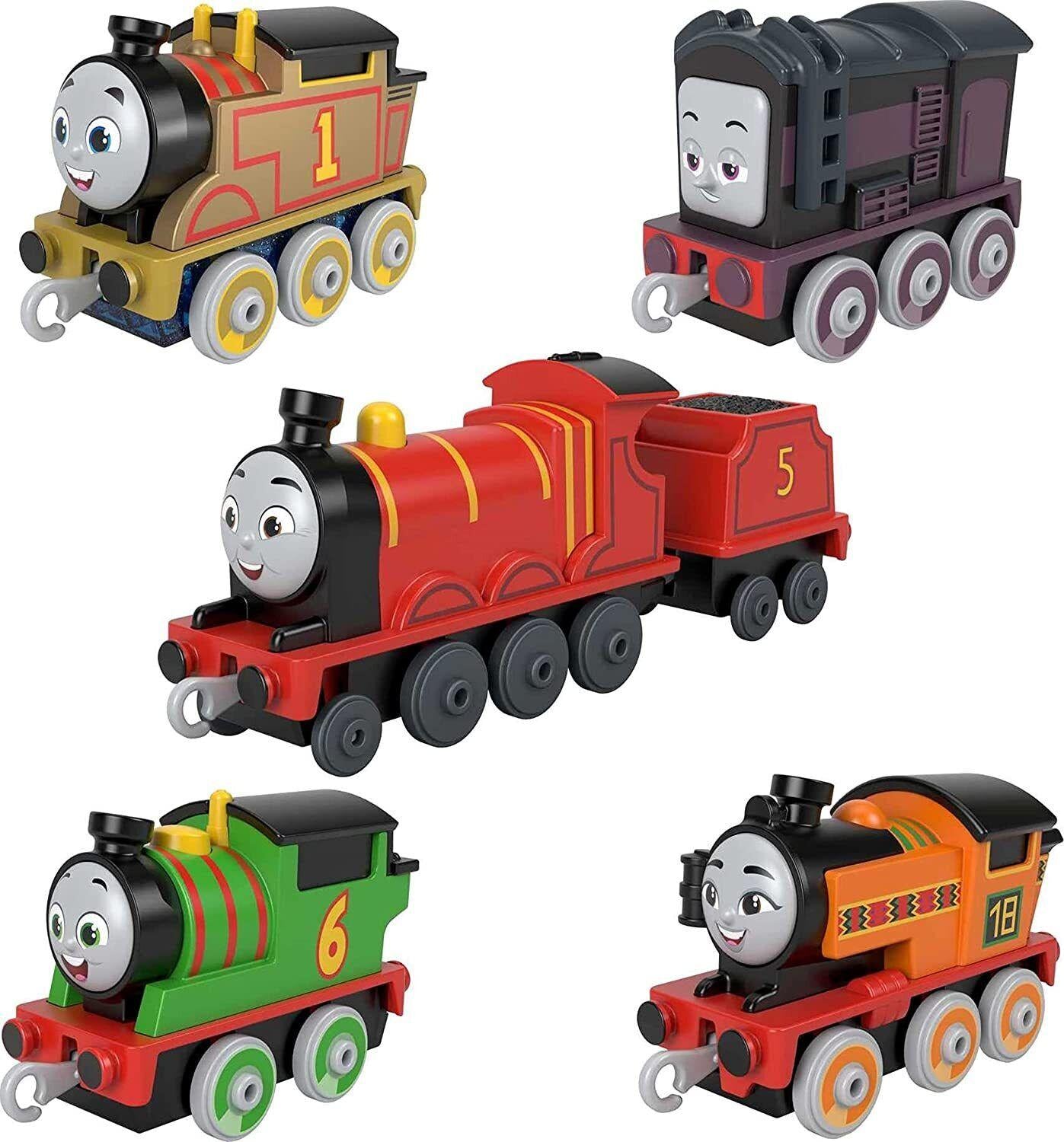 Thomas & Friends Trackmaster New Train Track Metal Engine Diecast Car Sodor 5 Pack - Push Along