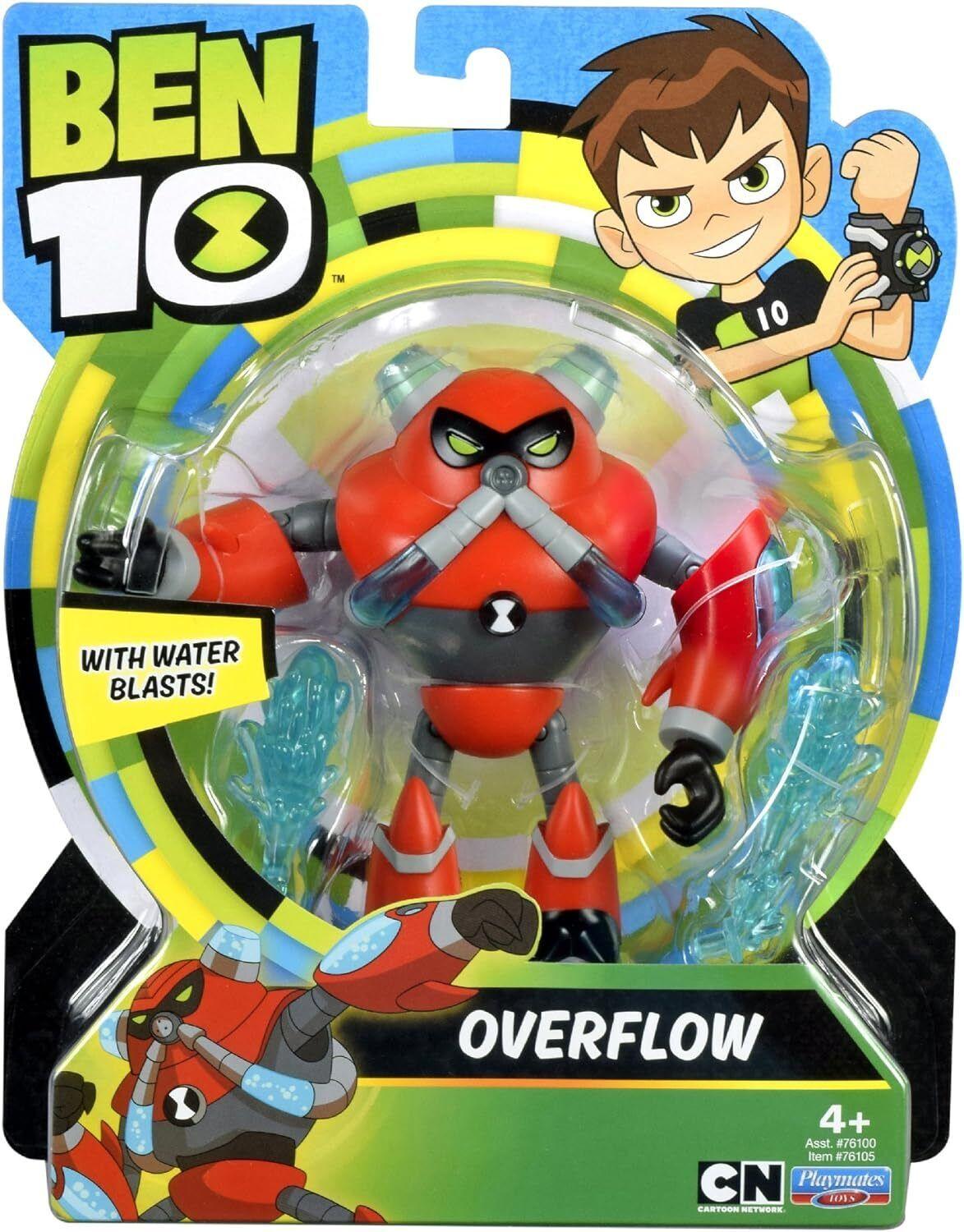 Ben 10 OverFlow Cartoon Network Play Gift Assorted Ages 4+ New Toy