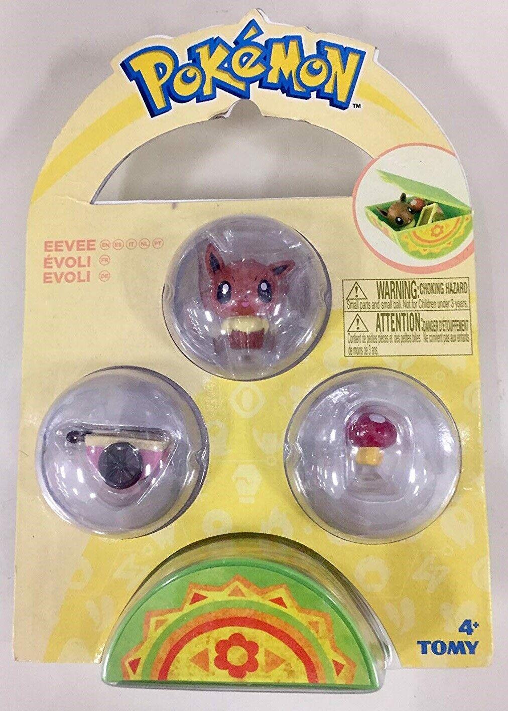 TOMY Pokemon Pita Poke- Eevee-Figure Ages 4+ Toy Play Fun