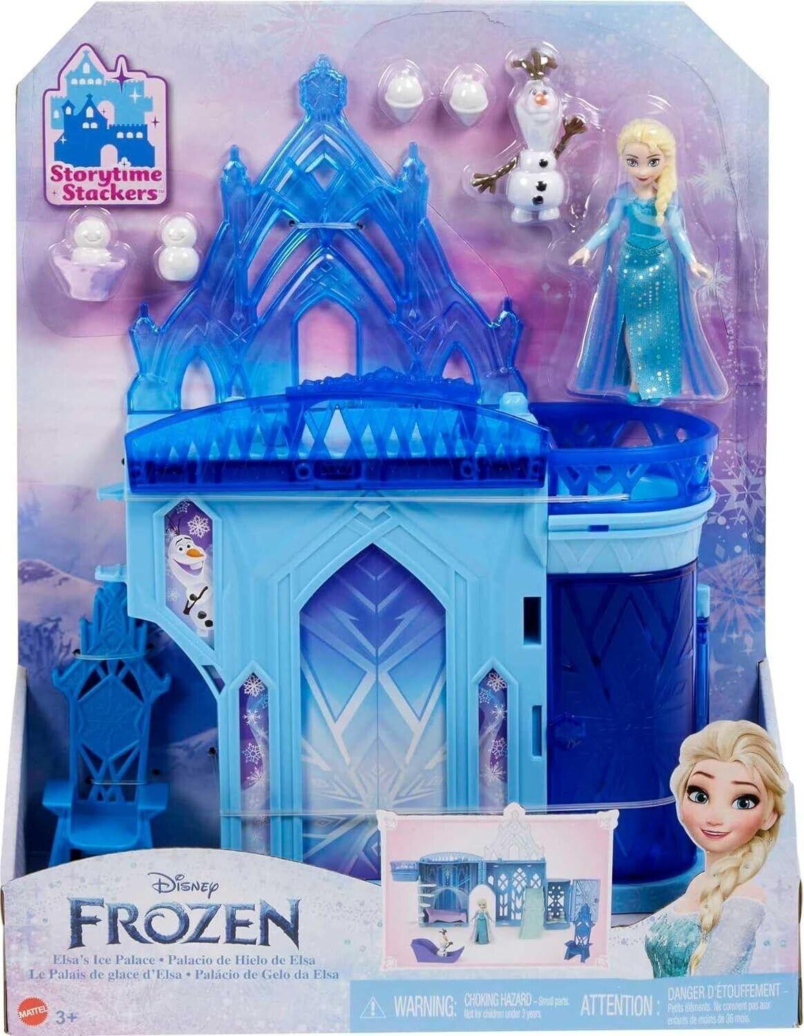 Disney Frozen Storytime Stackers Elsa Ice Palace Doll House Ages 3+ New Toy Olaf
