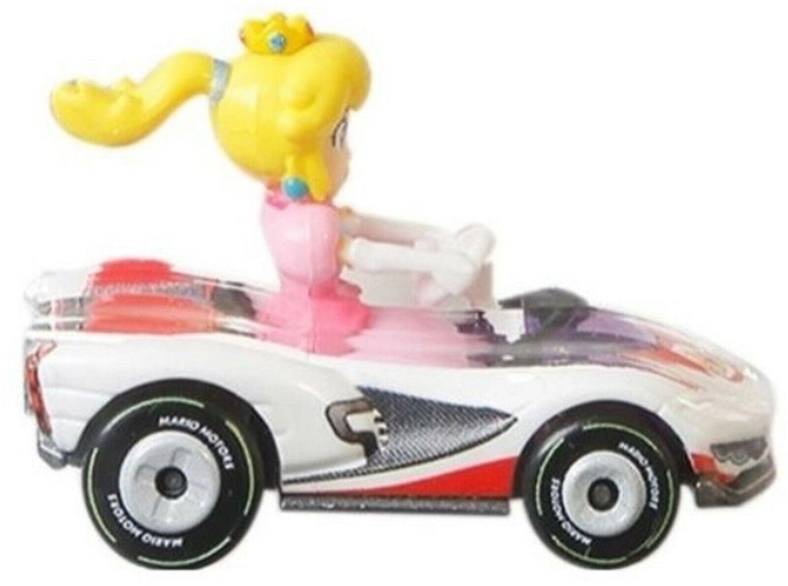 Hot Wheels Gaming Character Princess Peach 2 Car for Ages 3+ Toy Race Play Game