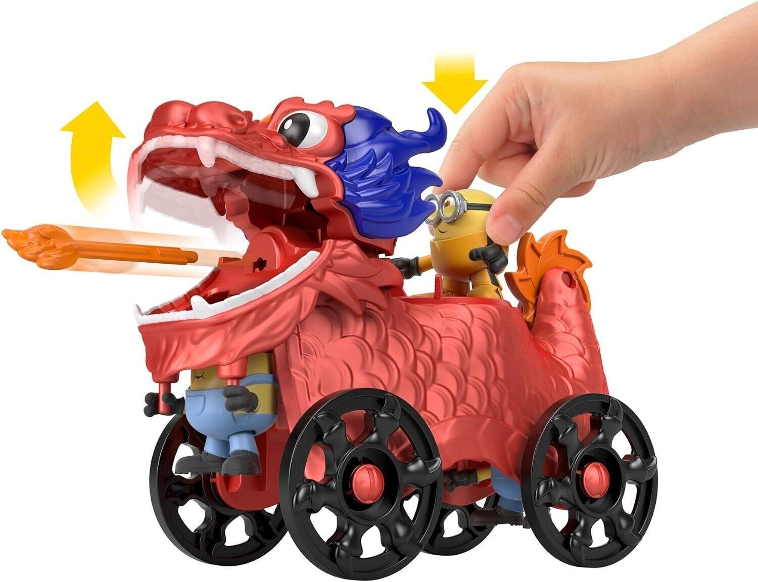 Imaginext Fisher Price Minions Rise of Dragon Disguise Vehicle play gift