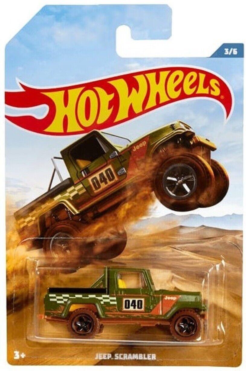 Hot Wheels 1:64 -Jeep Scrambler- Off Road Truck 3+ Toy Car Subaru Jeep
