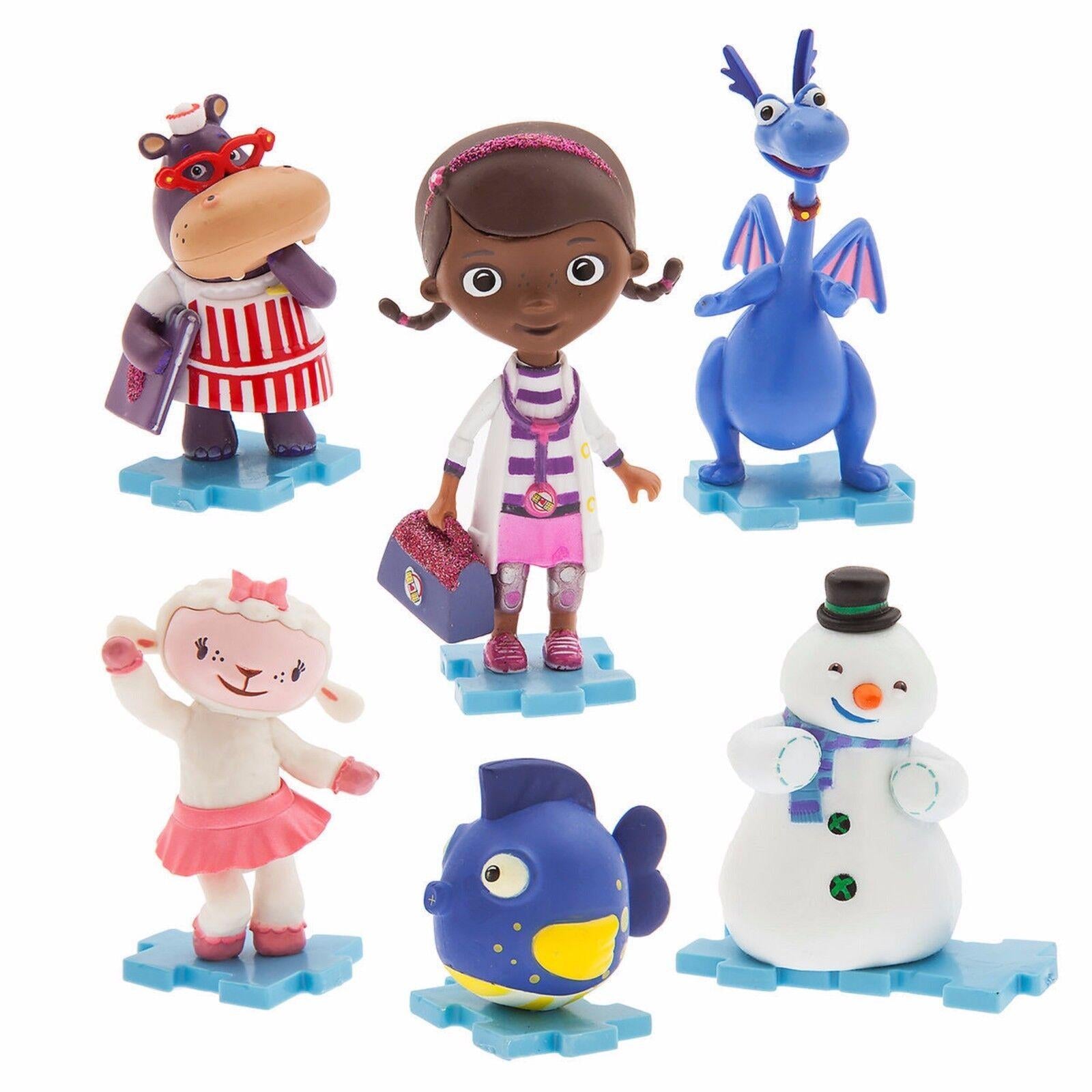 Doc McStuffins Figures Play Set Ages 3+ Toy Mobile Doll Girls Lambie Cake Topper