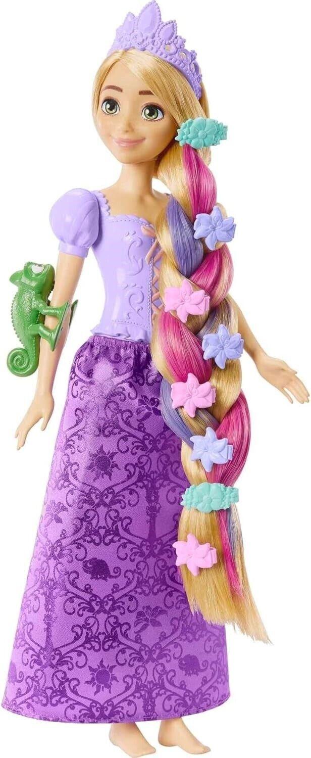 Mattel Disney Princess Rapunzel Doll with Color-Change Hair Extensions Style