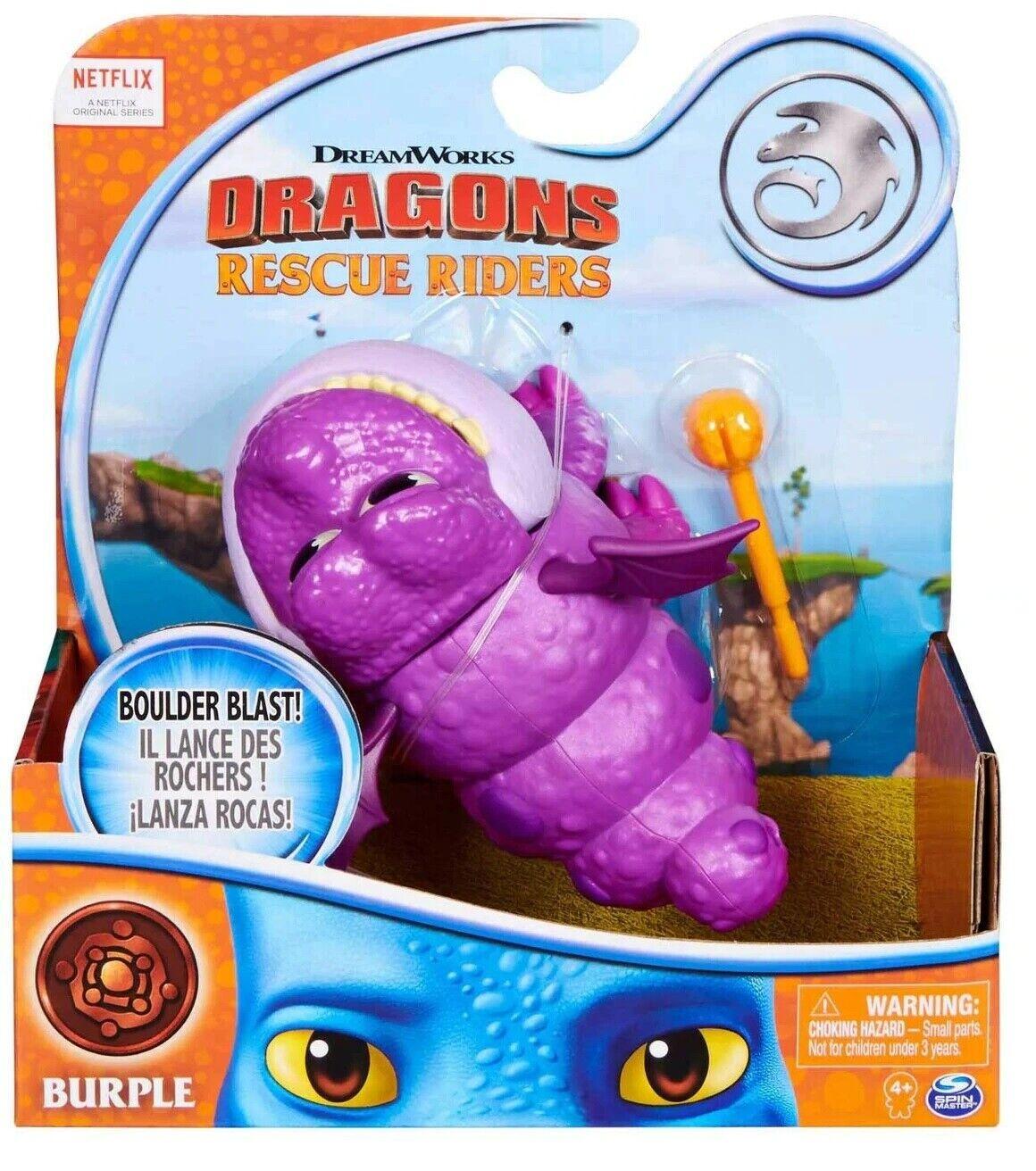 Dragons Burple Rescue Riders Ages 4+ Toy Dragon Play Fly Rider Viking Gift