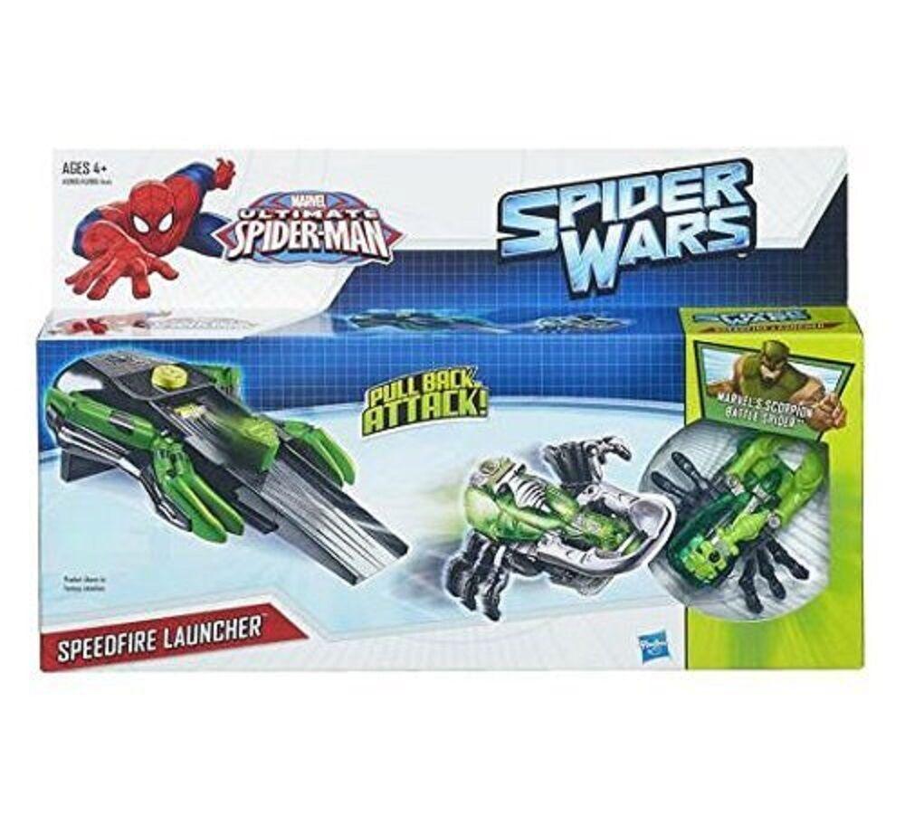 Marvel Avengers Spiderman Speed Fire Launcher Green Ages 4+ Spider Man New Toy