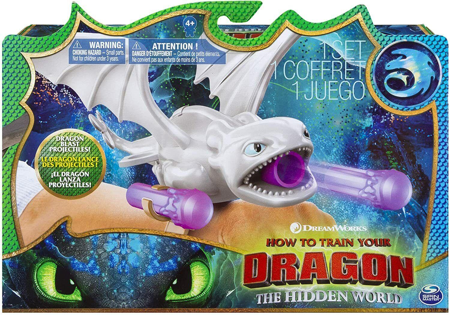 How to Train your Dragon Wrist Launcher Lightfury Role-Play 4+ Toy Fun