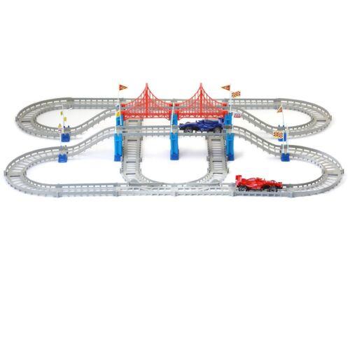Car Race Track Mukikim 2 Cars 119 Piece Ages 6+ New Toy Build Play Gift Boys Fun