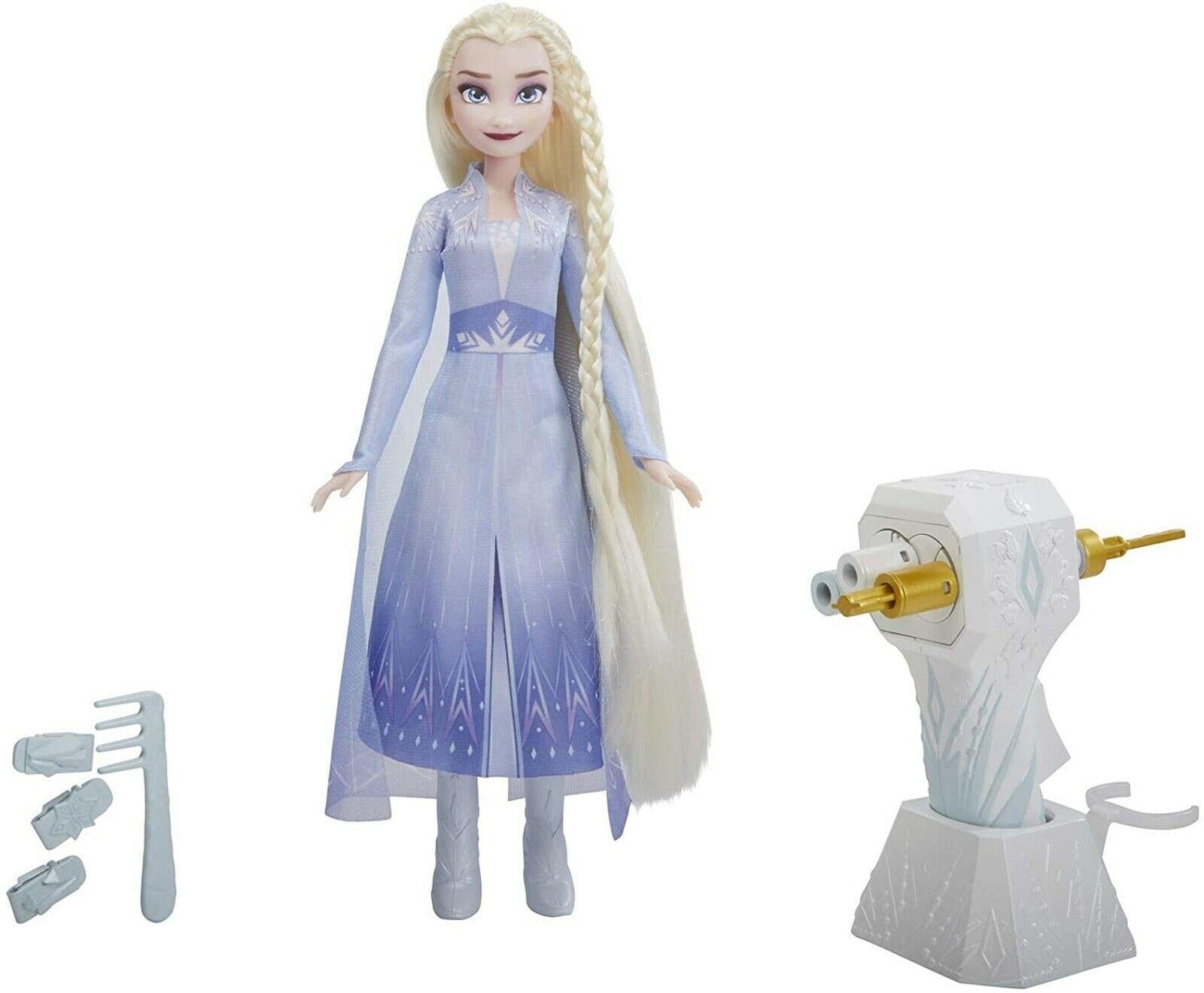 Frozen Sisters Styles Long Elsa Fashion doll Blonde Hair for 5+ Toy
