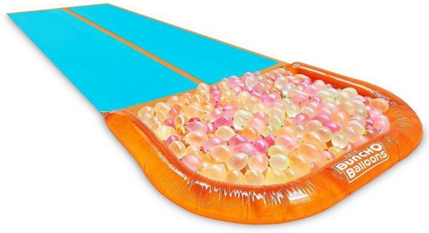 Zuru Bunch O Balloons Water Slide Wipeout With 100 Neon Water Balloons Play Gift