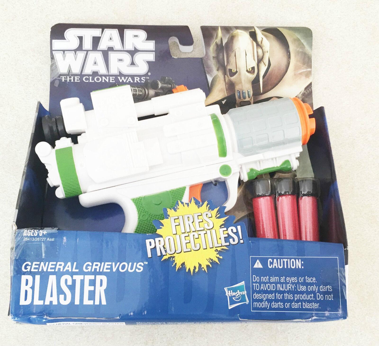 Star Wars The Clone Wars General Grevious Dart Blaster Gun Age 5+ New Toy Hasbro