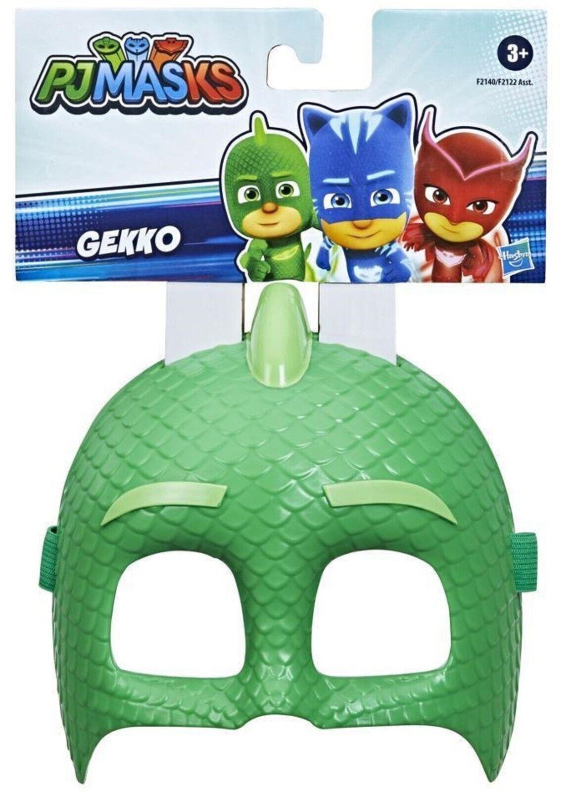 PJ Masks Hero-Gekko- Green Face Mask Durable Age 3+ New Toy Flexible
