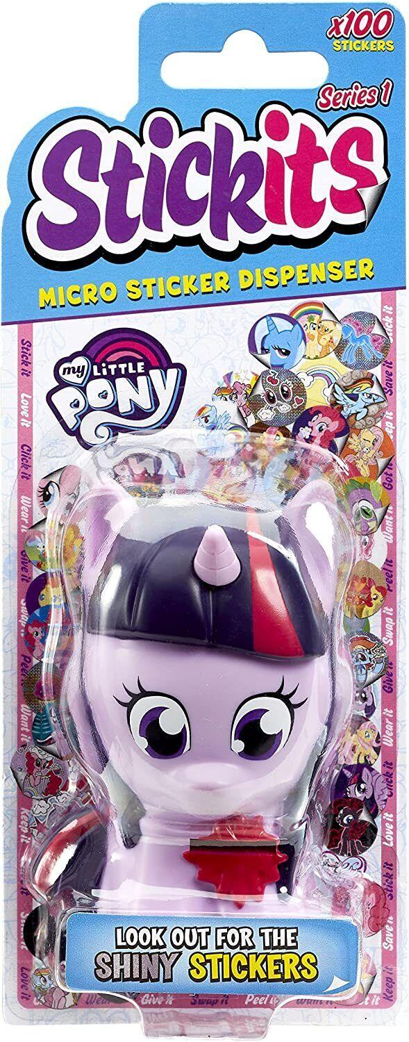 Stickits 100- Little Pony Twilight Sparkle - Disney micro Stickers dispenser activity toys
