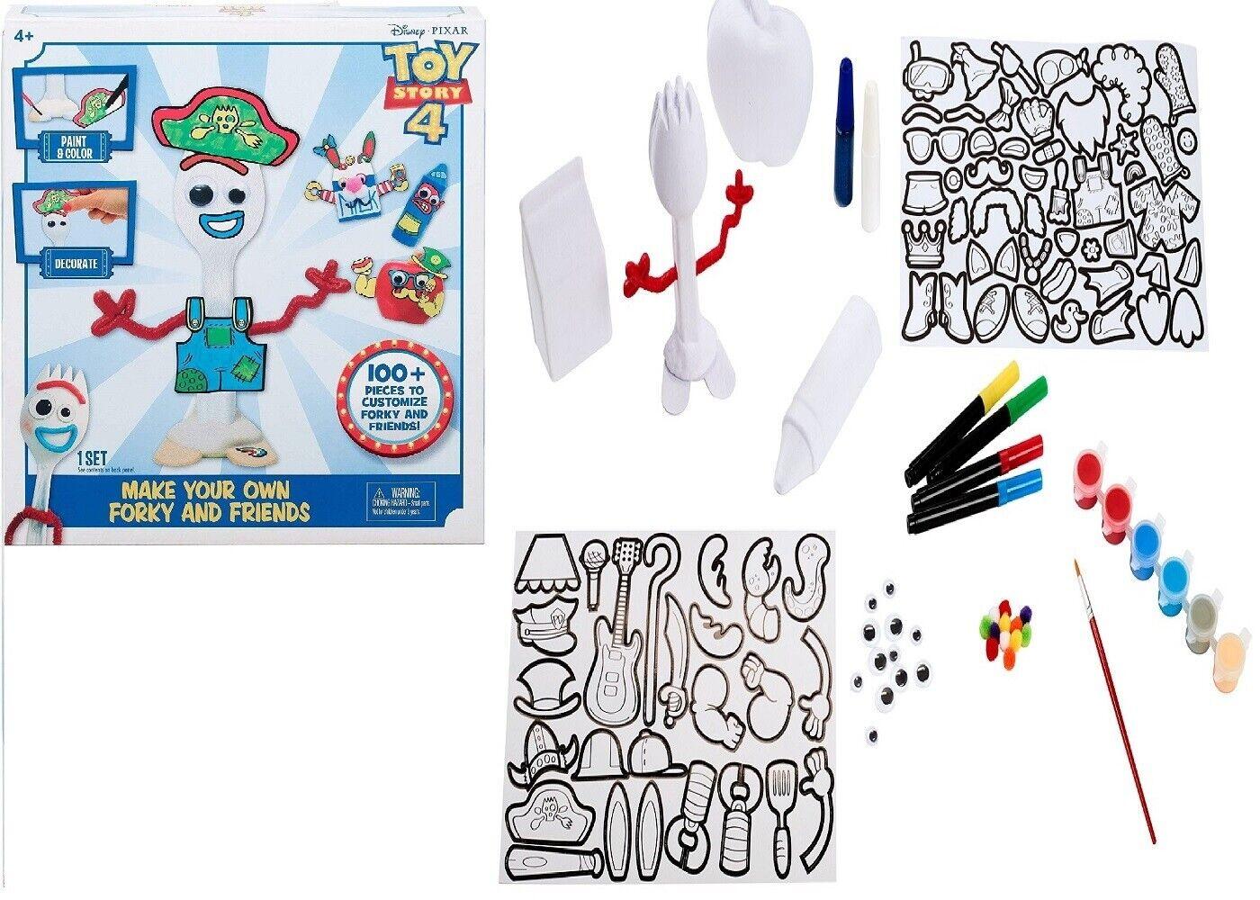 Toy Story Craft Creativity Art Set Make Your Own Utensil Forky Friends 4+ Toy