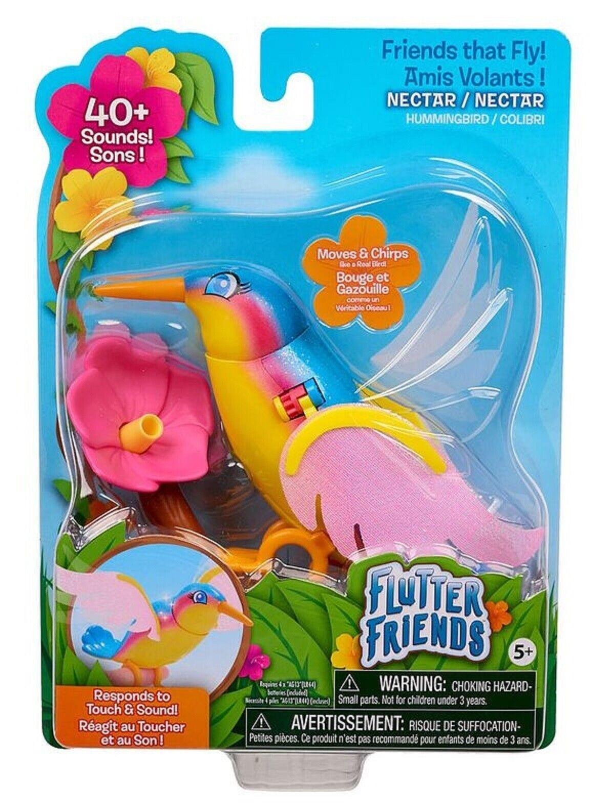 Flutter Friends Nectar Electronic Pet Hummingbird Ages 5+ Toy Bird Play Gift Live Pets