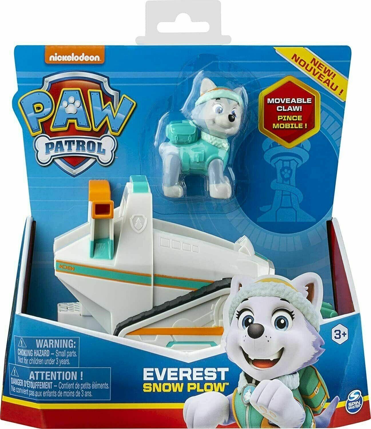 Paw Patrol - Everest Snow Plow - Age 3+ Toy Car paw patrol figure