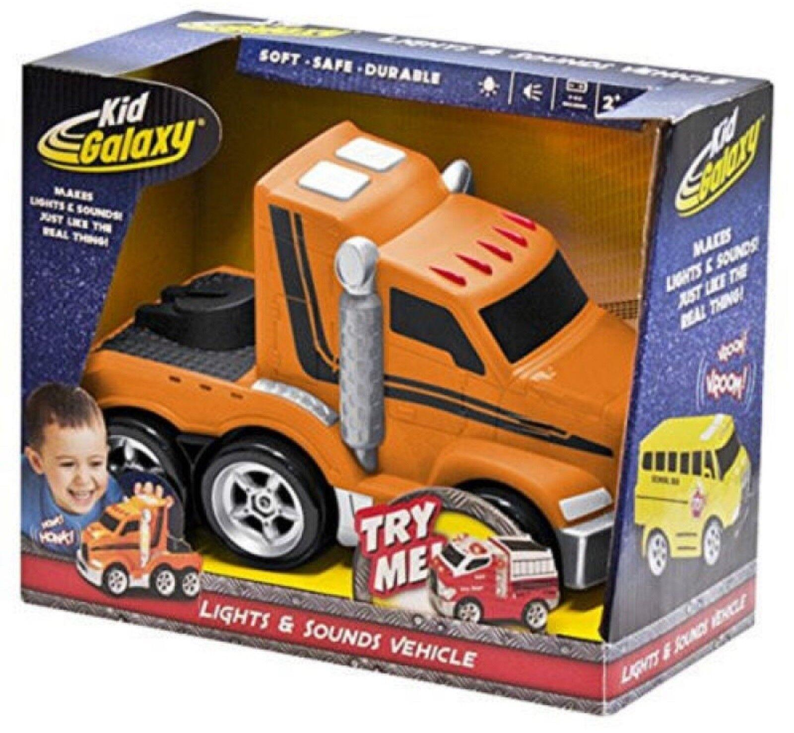 Jumbo Large Truck Soft Kid Galaxy Light Sound Race Ages 2+ Toy Car Boys Girls