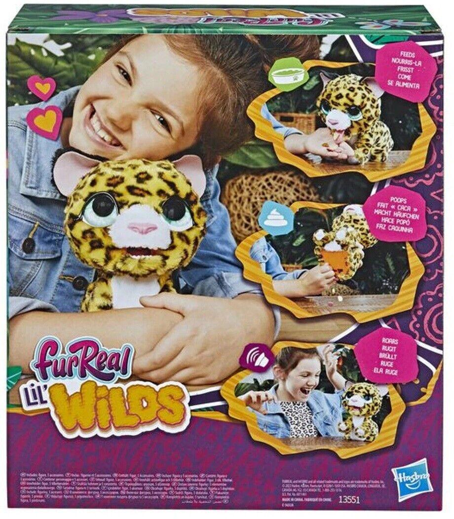FurReal Lil Wilds Lolly the Leopard Interactive Ages 4+ New Plush Toy Sounds