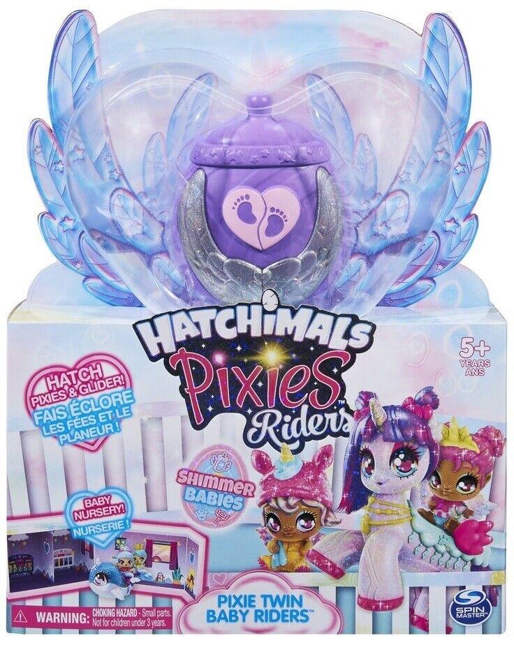 Hatchimals Pixies Riders Shimmer Babies Pixie Twins Ages 5+ Toy Baby Horse Pony