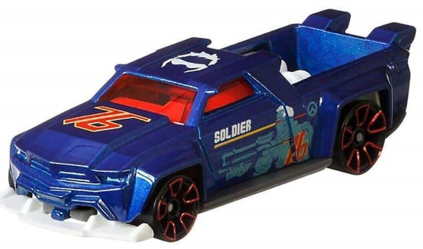 Hot Wheels Overwatch Die-Cast-Soldier 76-Car Ages 3+ Toy Game