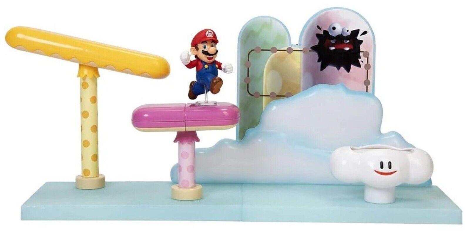 Jakks Pacific World of Nintendo Super Mario Cloud Playset Ages 3+ New Toy Play