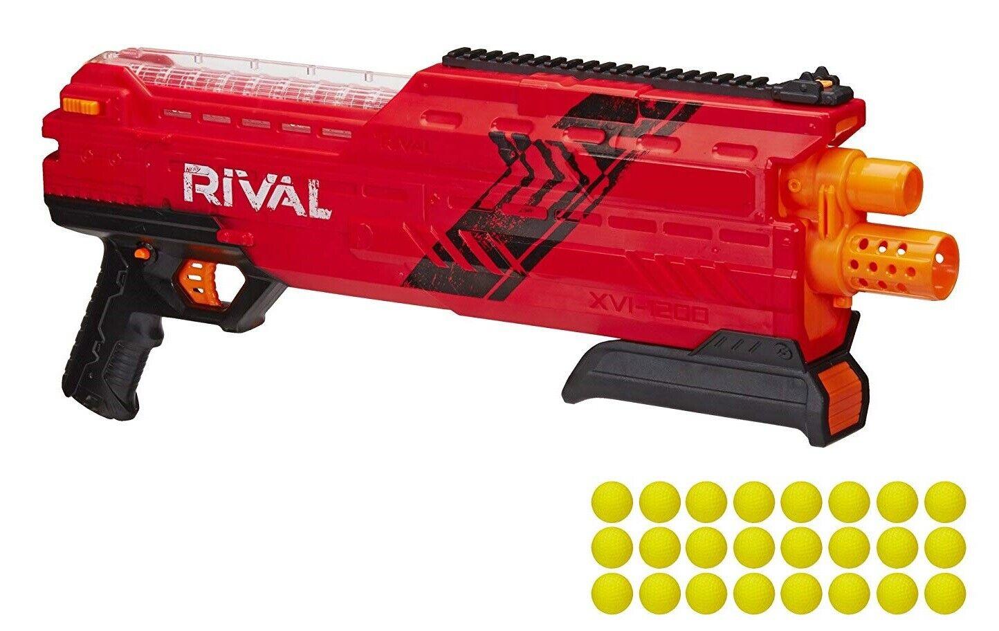 Nerf Rival Atlas XVI-1200 Blaster Red Ages 14+ Toy Play Gun Fight Fire Gift