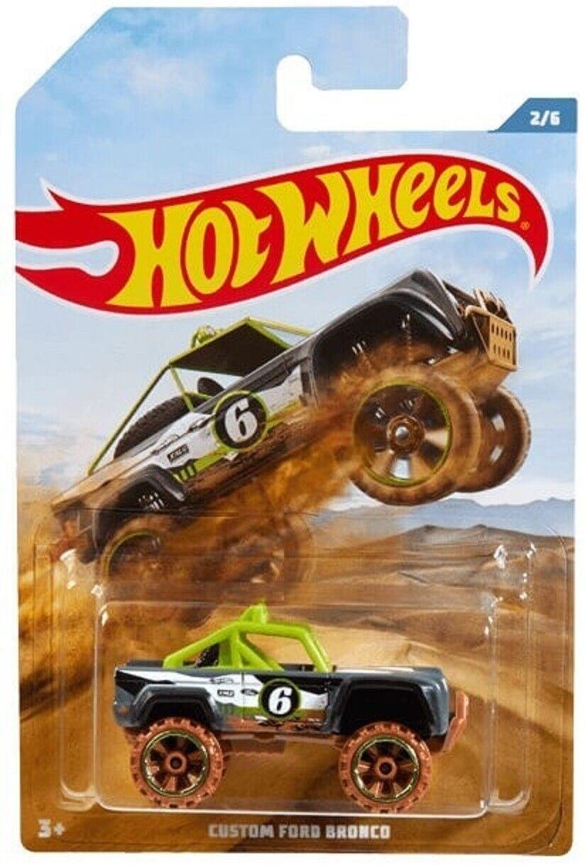 Hot Wheels 1:64 -Custom Ford Bronco- Off Road Truck 3+ Toy Car Subaru Jeep