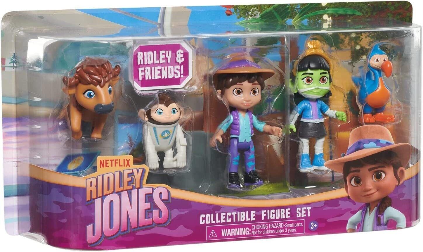 Just Play Netflix Ridley Jones Collectible Figure Set 5 Pack Monkey Museum Play