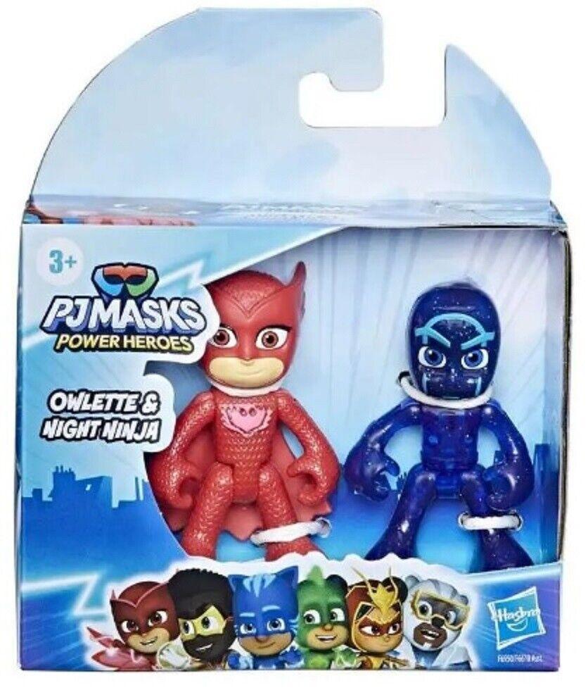 PJ Masks Disney Junior 2.5-Inch Mini Figure 2-Pack Owlette & Night Ninja