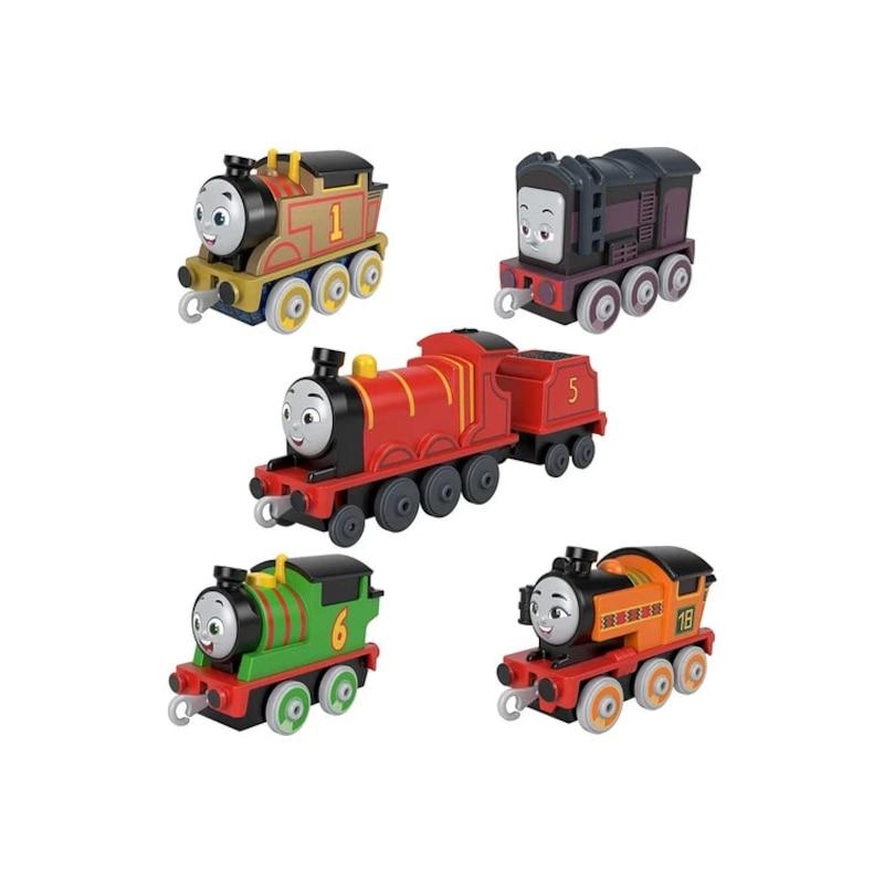 Thomas & Friends Motorised Trackmaster. Push Along Sodor 5 pack- Train Engine, Multicolor