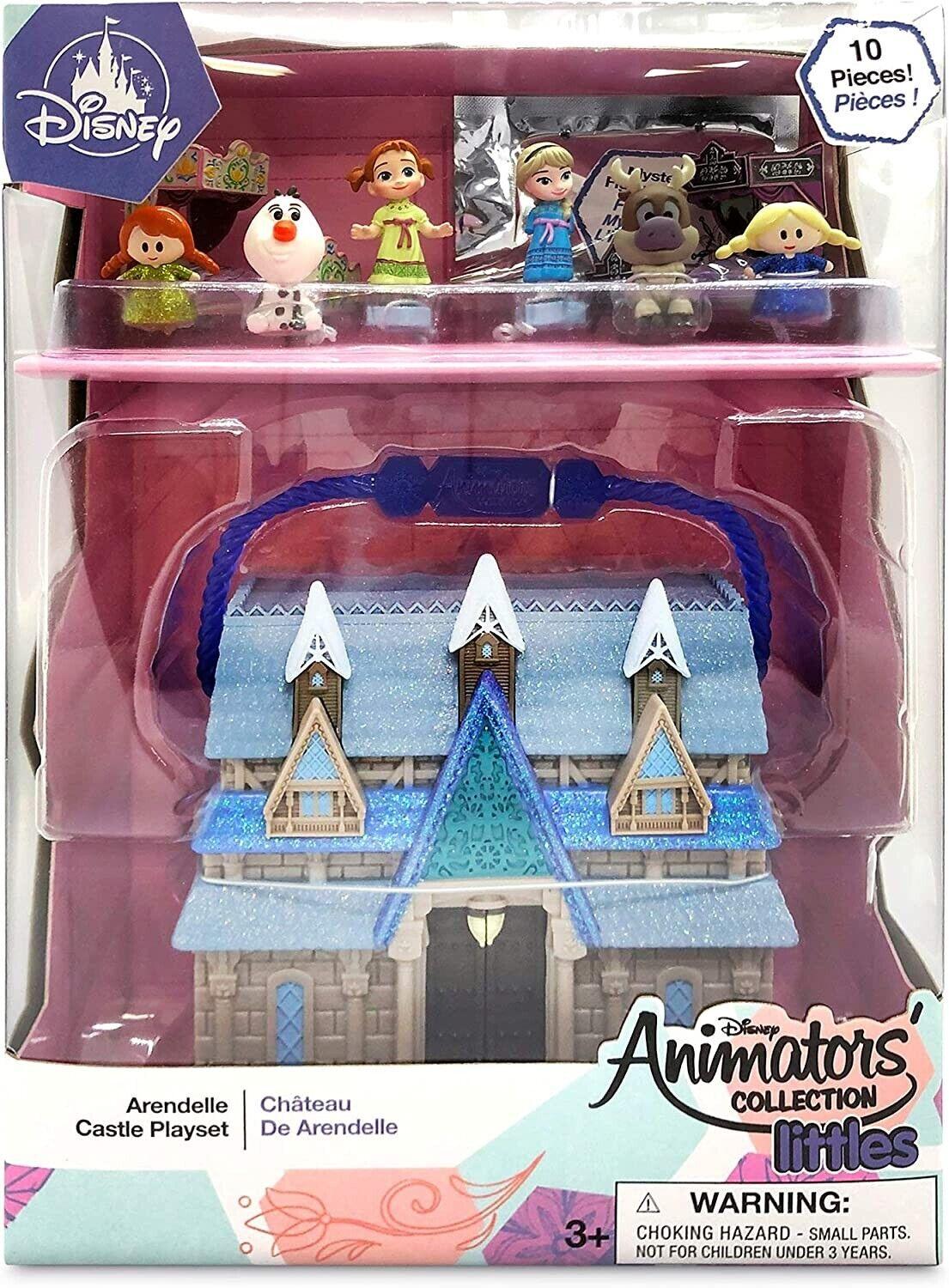 Disney Frozen Animators Collection Littles Arendelle Castle Anna Elsa Doll Olaf