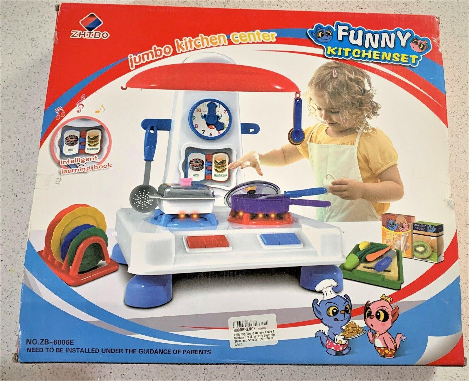 Kitchen Pretend Play Little Big World Deluxe Cooking Chef New Toy Ages 3+ Gift