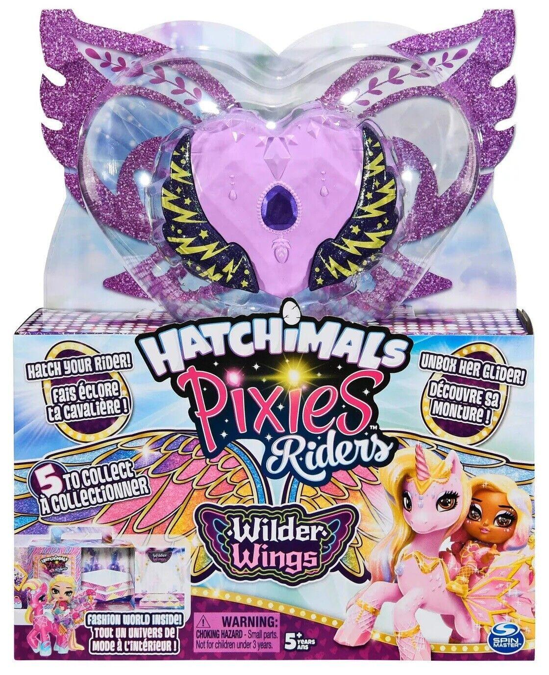 Hatchimals Pixies Riders Wilder Wings Mel PonyGater GlidderToy Hatchimal Pet Pony Doll Dragon Horse