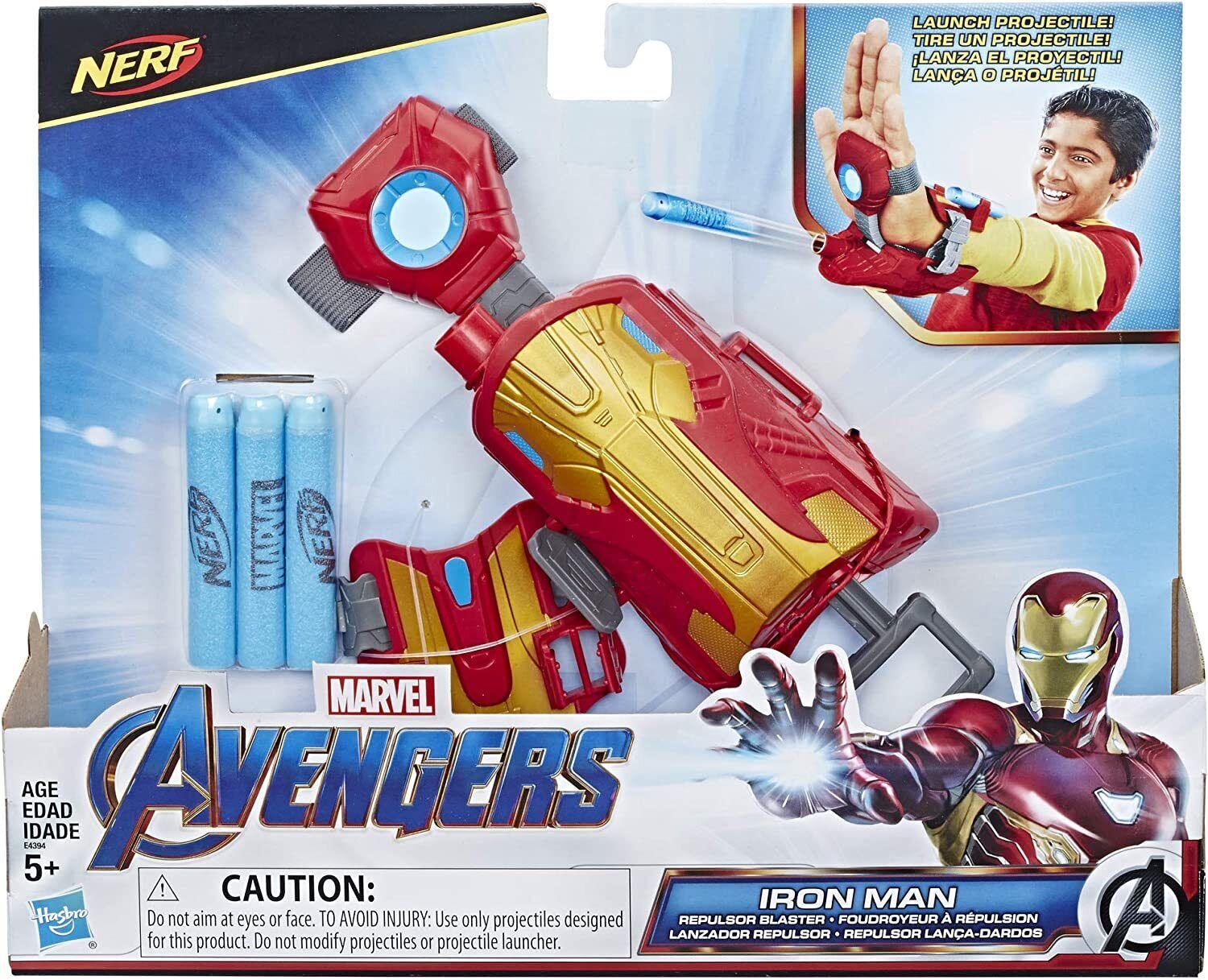 Avengers Marvel Iron Man Blast Repulsor Gauntlet Ages 5+ New Toy Ironman Darts