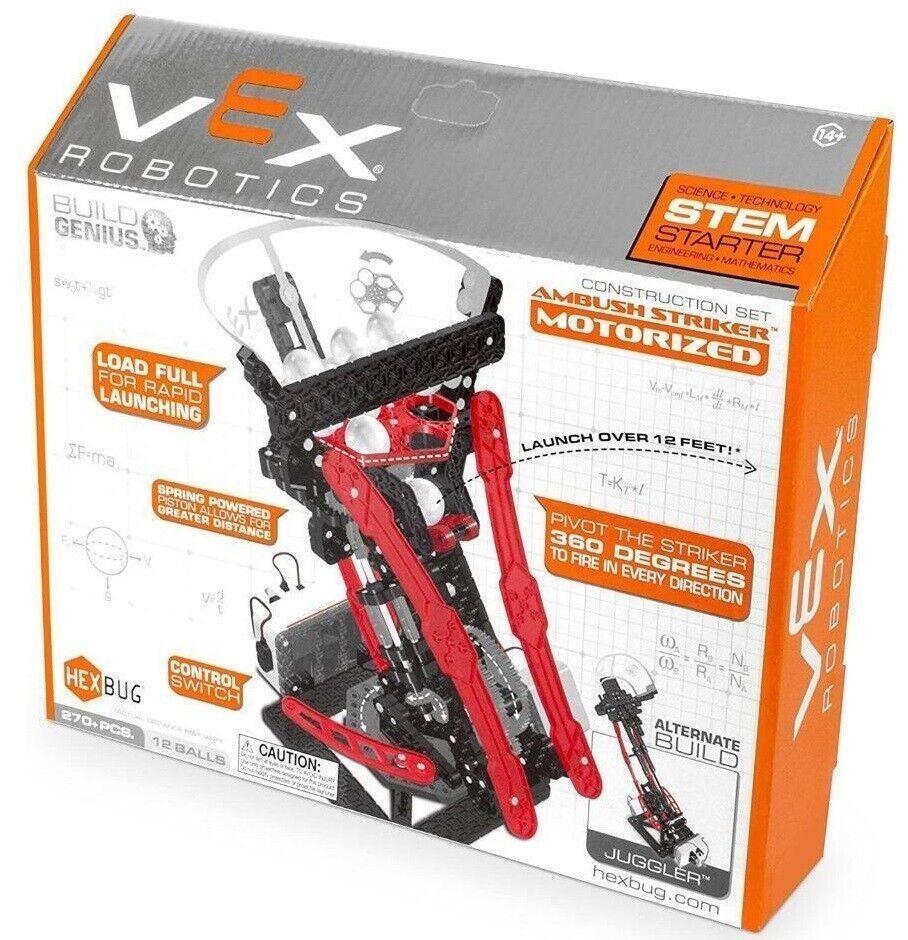 Hexbug Vex Robotics Ambush Striker Motorized 270 Pieces Ages 14+ Toy Ball Blast