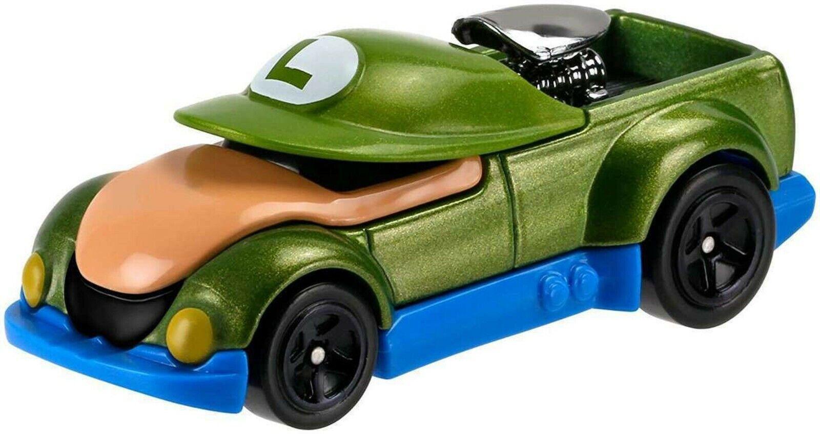 Hot Wheels Gaming Character Luigi 1 Car for Ages 3+ Toy Race Play Game