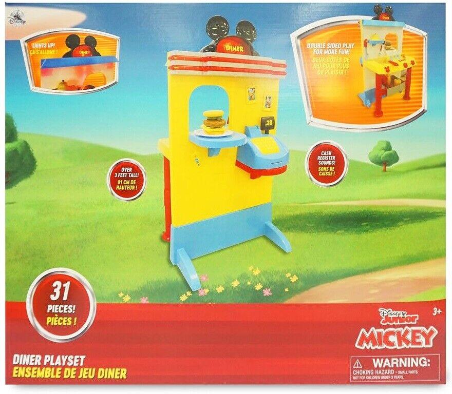 Huge Large Genuine Disney Store Junior Mickey Mouse Diner Playset Toy Kitchen