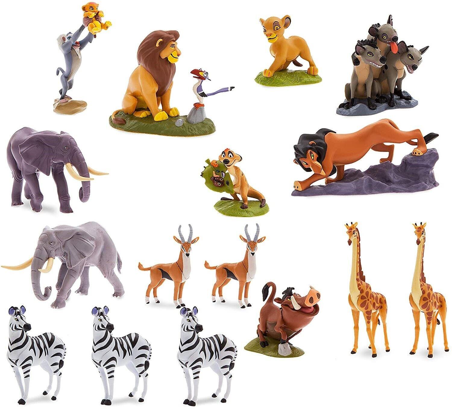 Disney Lion King Mega Figure Play Set 18 Figures Ages 3+ Toy Simba Mufasa Nala