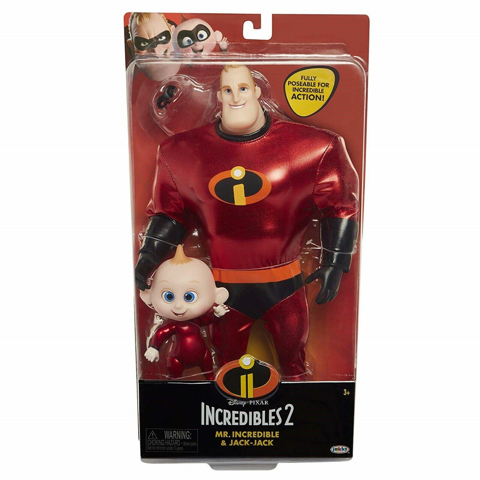 Incredibles 2 Mr Incredible and Jack Jack Deluxe Costume Doll Ages 3+ Toy Play