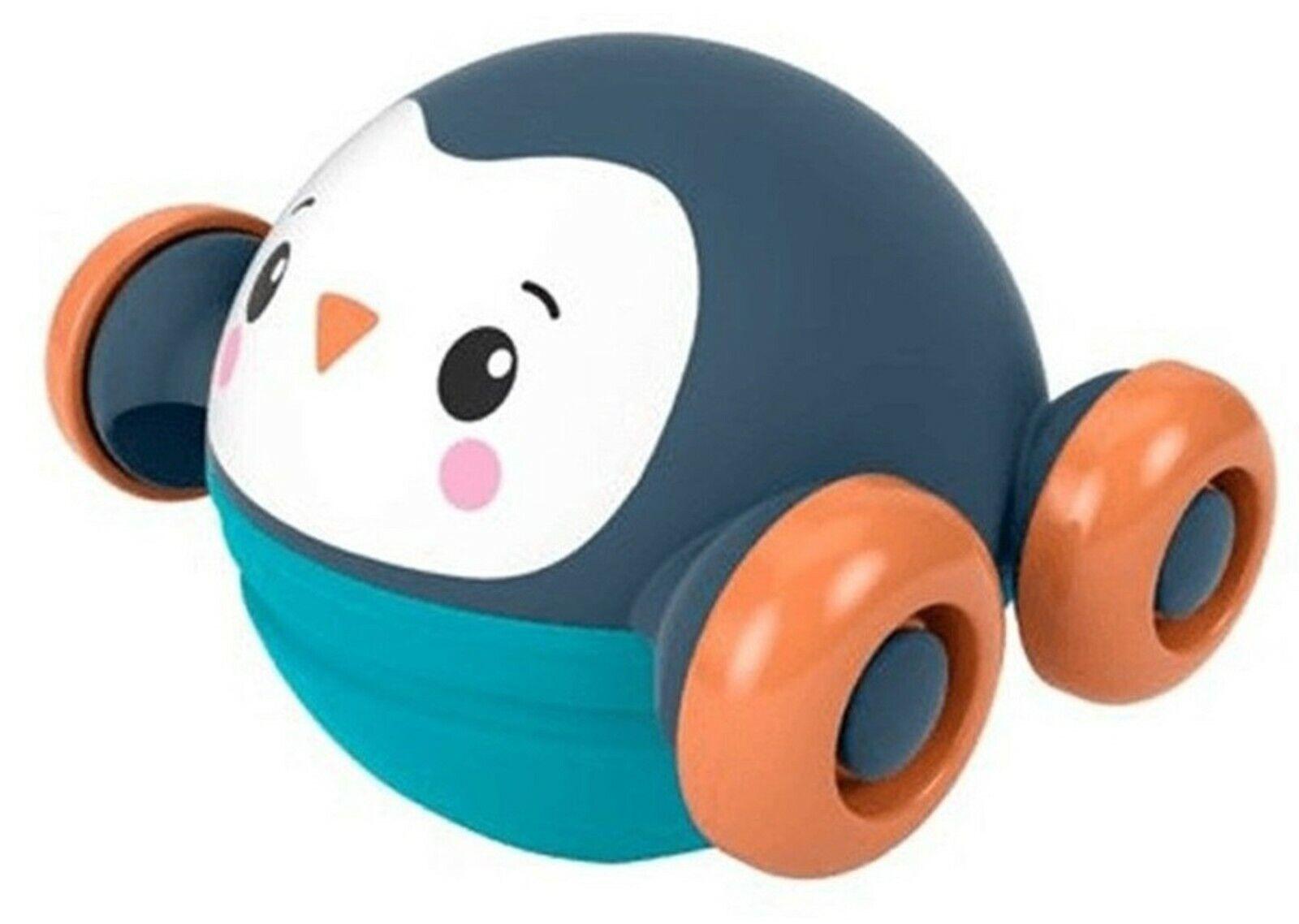 Fisher Price Baby Roll Pop and Zoom Friends Ages 2+ Toy Penguin Car